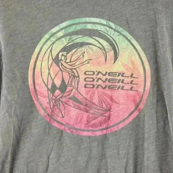 O'Neill Green Graphic Short Sleeve T Shirt Men's S/P - Picture 3 of 9